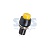 Выключатель-кнопка 250V 1А (2с) ON-OFF желтая Micro (PBS-20А) REXANT