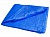 Тент тарпаулин универсальный укрывной синий, 5*6м, плотность 70гр/м