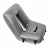 Кресло ПВХ надувное "UREX №2" с креплениями для катамарана, серый