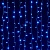Гирлянда светодиодная Занавес 1.8х1.8 м 8 режимов, синий
