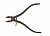 ИН-0011 кусачки боковые прямые с витой пружиной и упором с победитовыми напайками