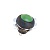 Выключатель-кнопка 250V 1А (2с) (ON)-OFF Б/Фикс зеленая Micro (PBS-33В) REXANT